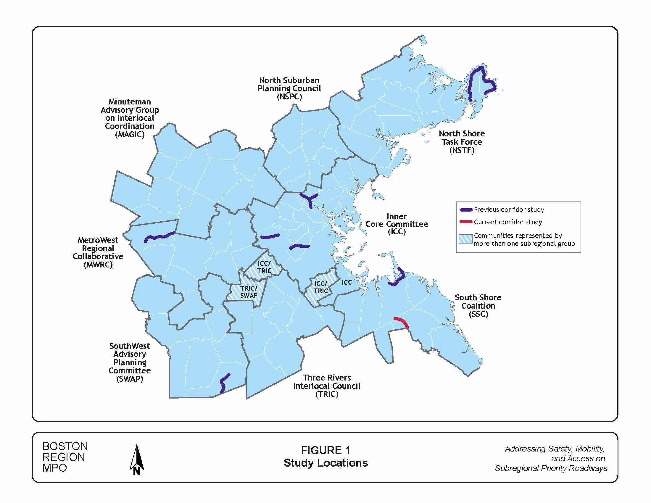 Study locations.